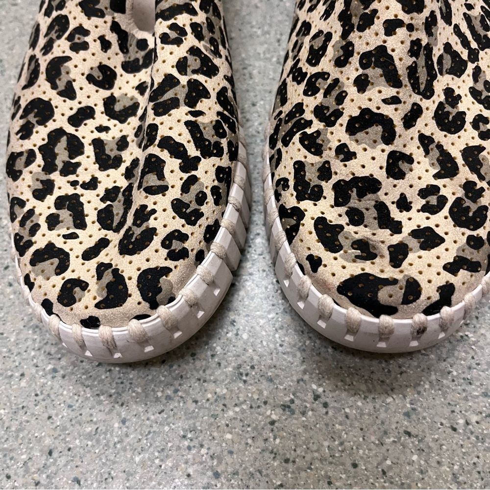 Ilse Jacobsen Tulip Flat Casual Slip On Shoes Women’s 38 Animal Leopard Print - Picture 3 of 6